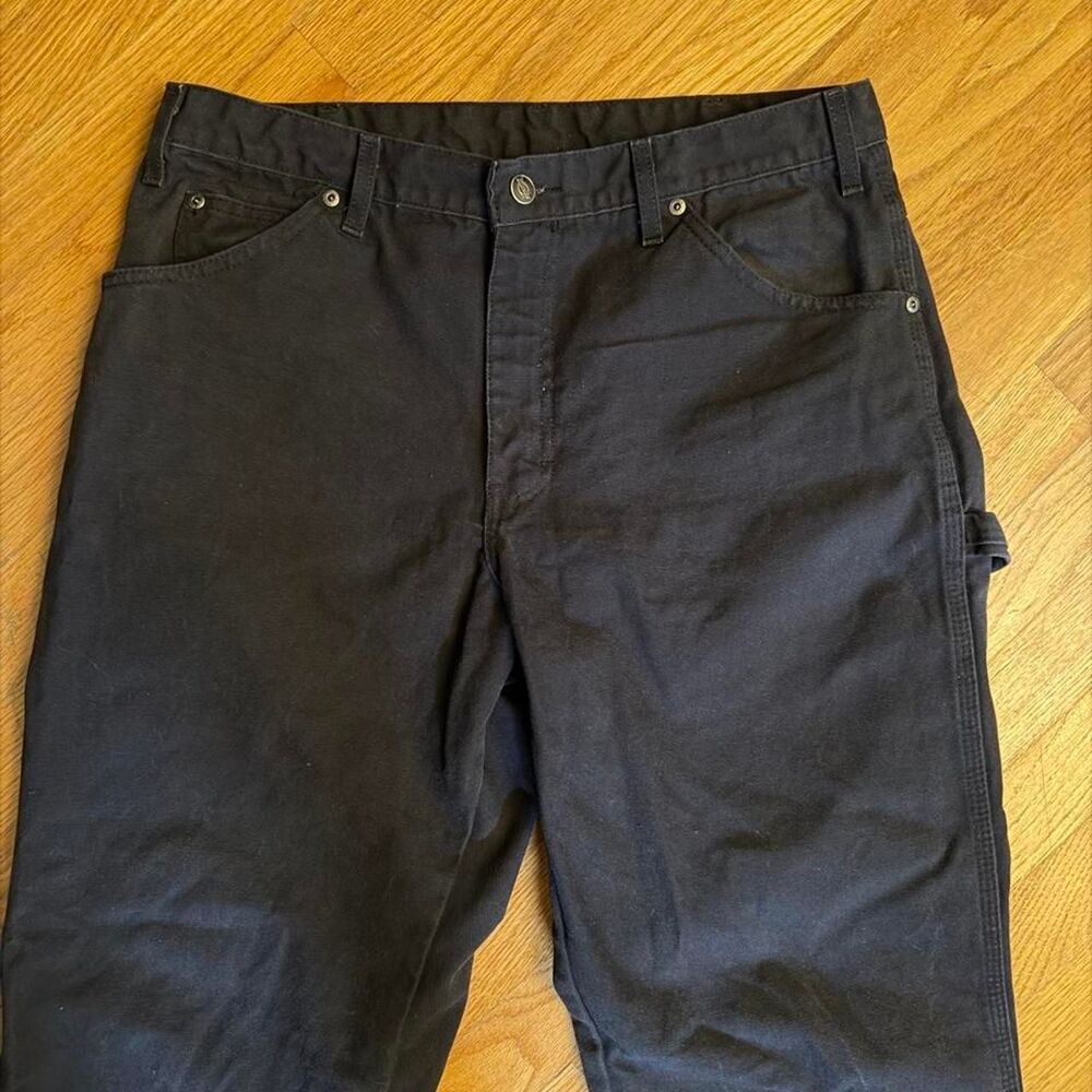 Vintage Dickies Men's Black Carpenter Pants